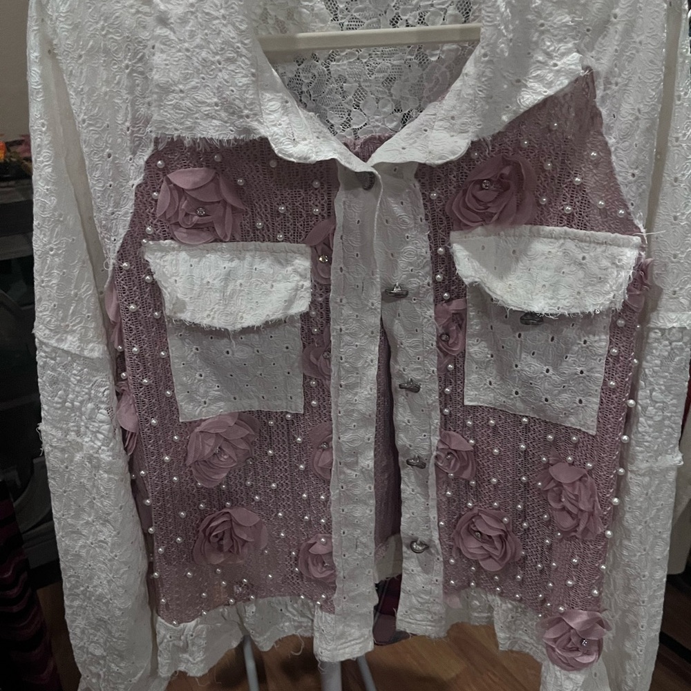 POL Ivory Lace Top - Picture 4 of 9